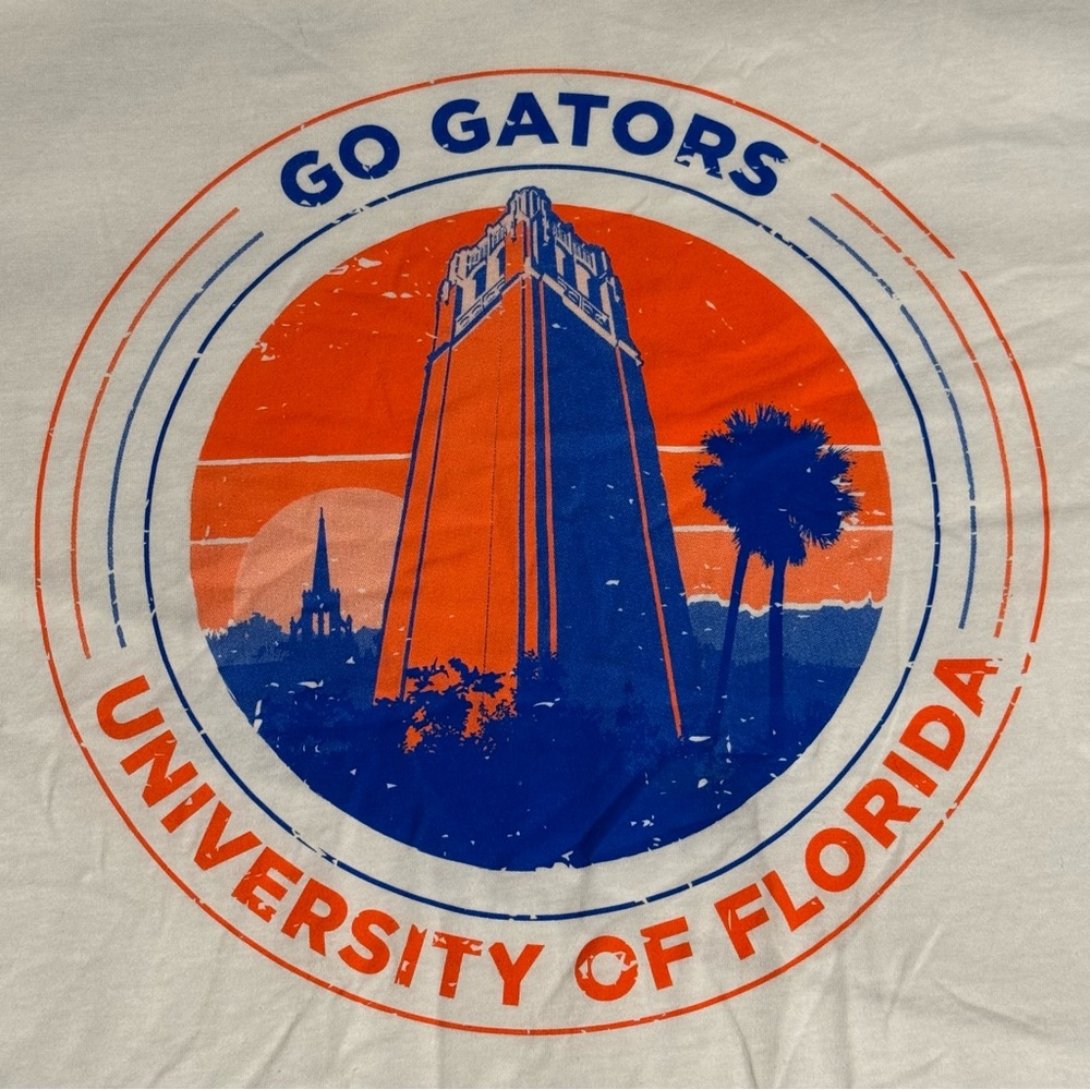 Bella Canvas University of Florida Gators Classic White Tee